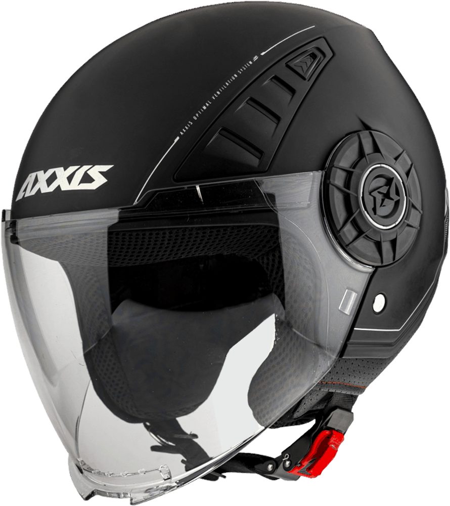 AXXIS Otevřená helma AXXIS METRO ABS solid matná černá