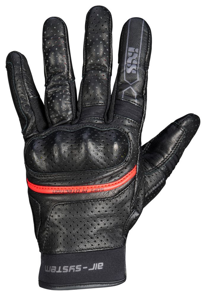 IXS Kožené letní rukavice iXS DESERT-AIR černé - 5XL