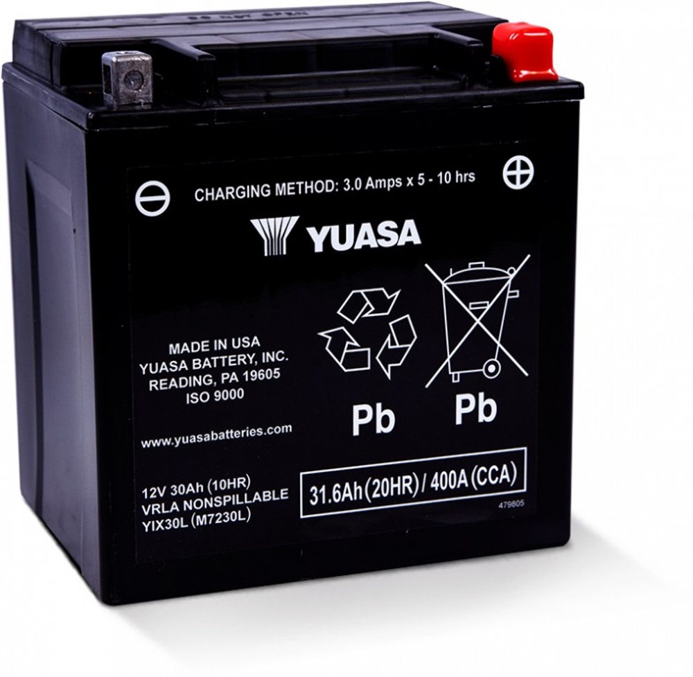 YUASA Továrně aktivovaná motocyklová baterie YUASA YIX30L-PW