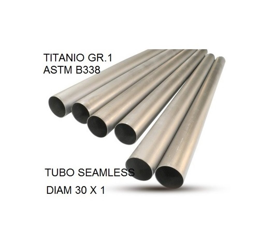 GPR Titan bez svárů Gr.1 TUBE AISI Tig GPR TU.T.1 Broušená nerezová ocel L.100cm D.30mm x 1mm