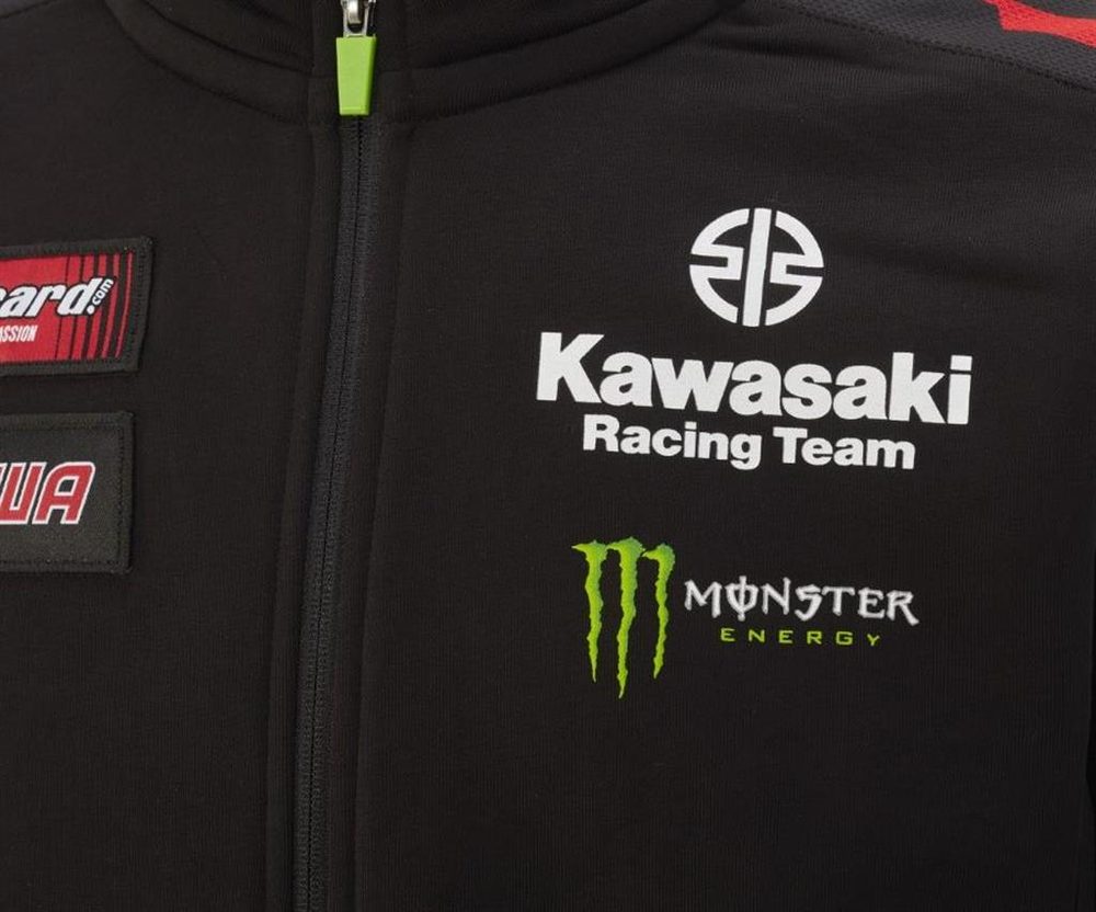 Kawasaki Mikina Kawasaki Racing Team WSBK 2022 - černá