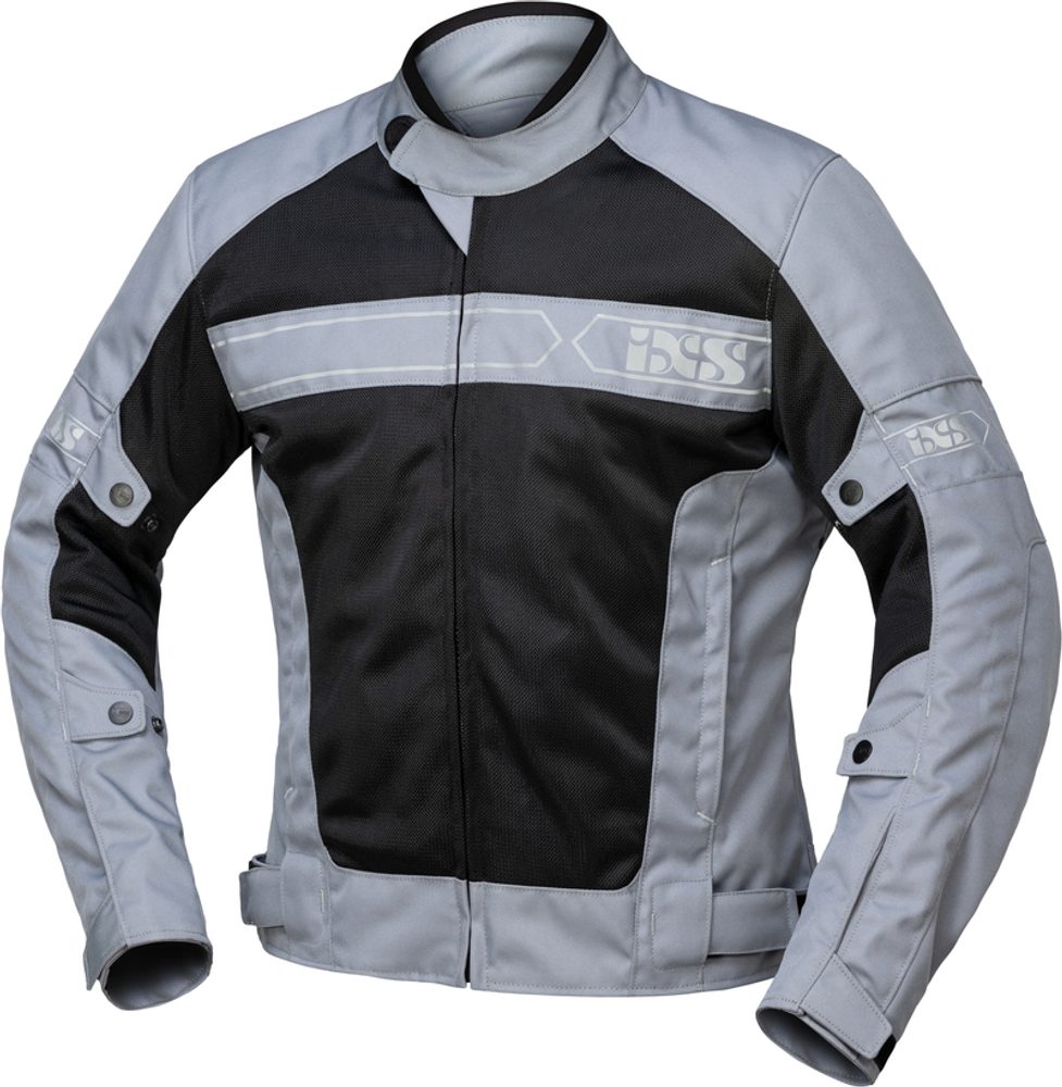 IXS Letní textilní bunda iXS EVO-AIR - šedá - 2XL