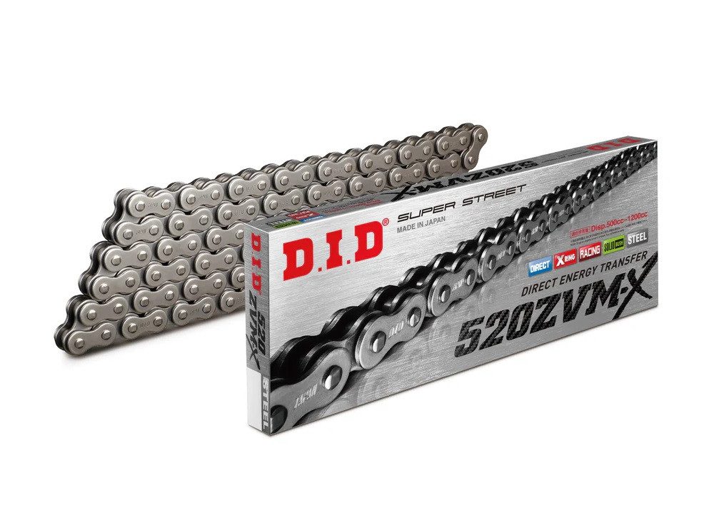 D.I.D Chain ZVM-X série X-Kroužkový řetěz D.I.D Chain 520ZVM-X 120 L