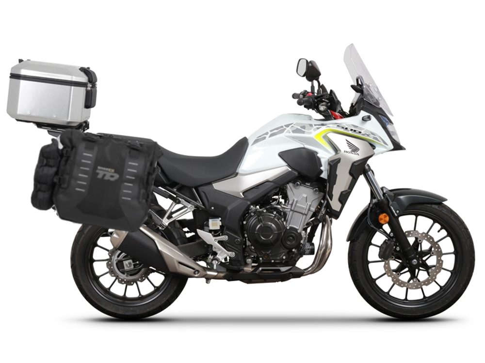 SHAD Kompletní sada bočních adventure brašen SHAD TERRA TR40 a hliníkového 55L vrchního kufru, včetně montážní sady SHAD HONDA CB 500 X