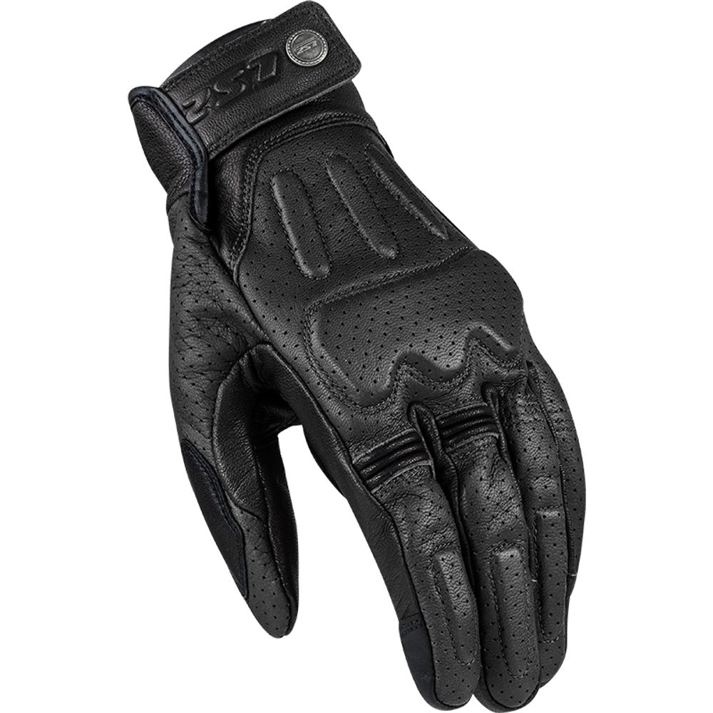 LS2 Kožené rukavice LS2 RUST MAN GLOVES - černá - L