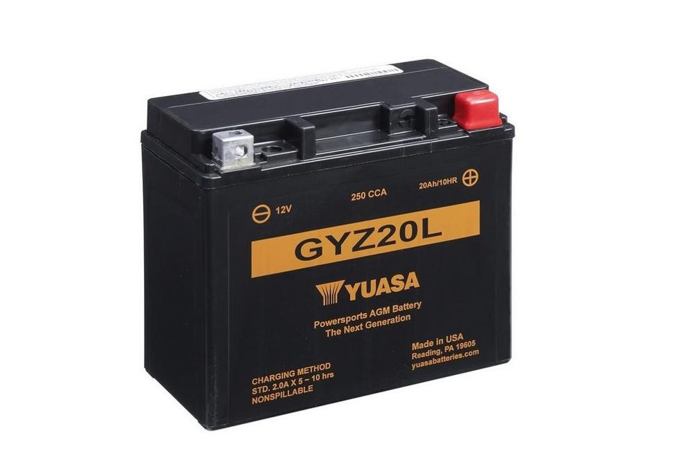 YUASA Továrně aktivovaná motocyklová baterie YUASA GYZ20L