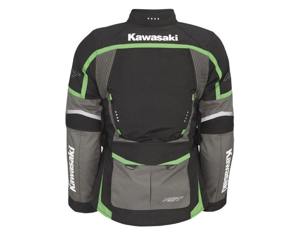 Kawasaki Dámská textilní bunda Kawasaki TRIER - černá - XL