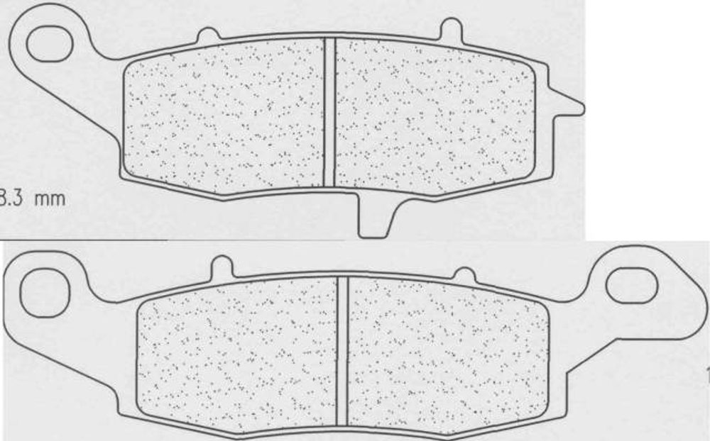 CL BRAKES Brzdové destičky CL BRAKES 2383 XBK5