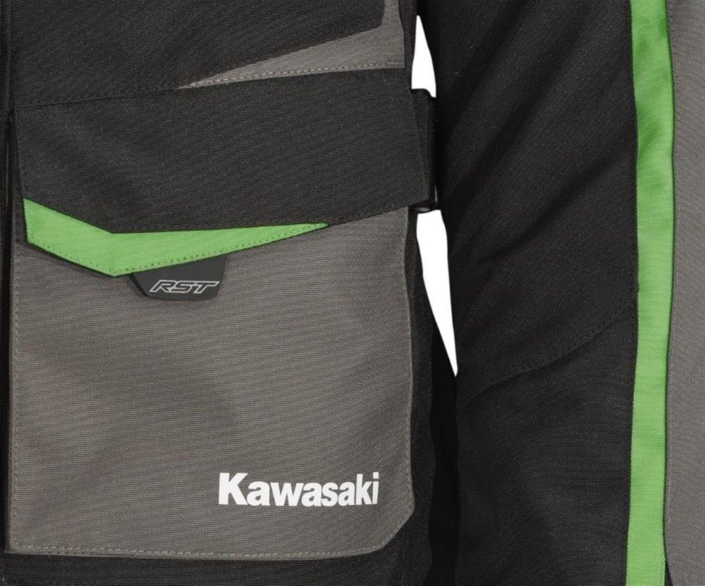 Kawasaki Dámská textilní bunda Kawasaki TRIER - černá - XL