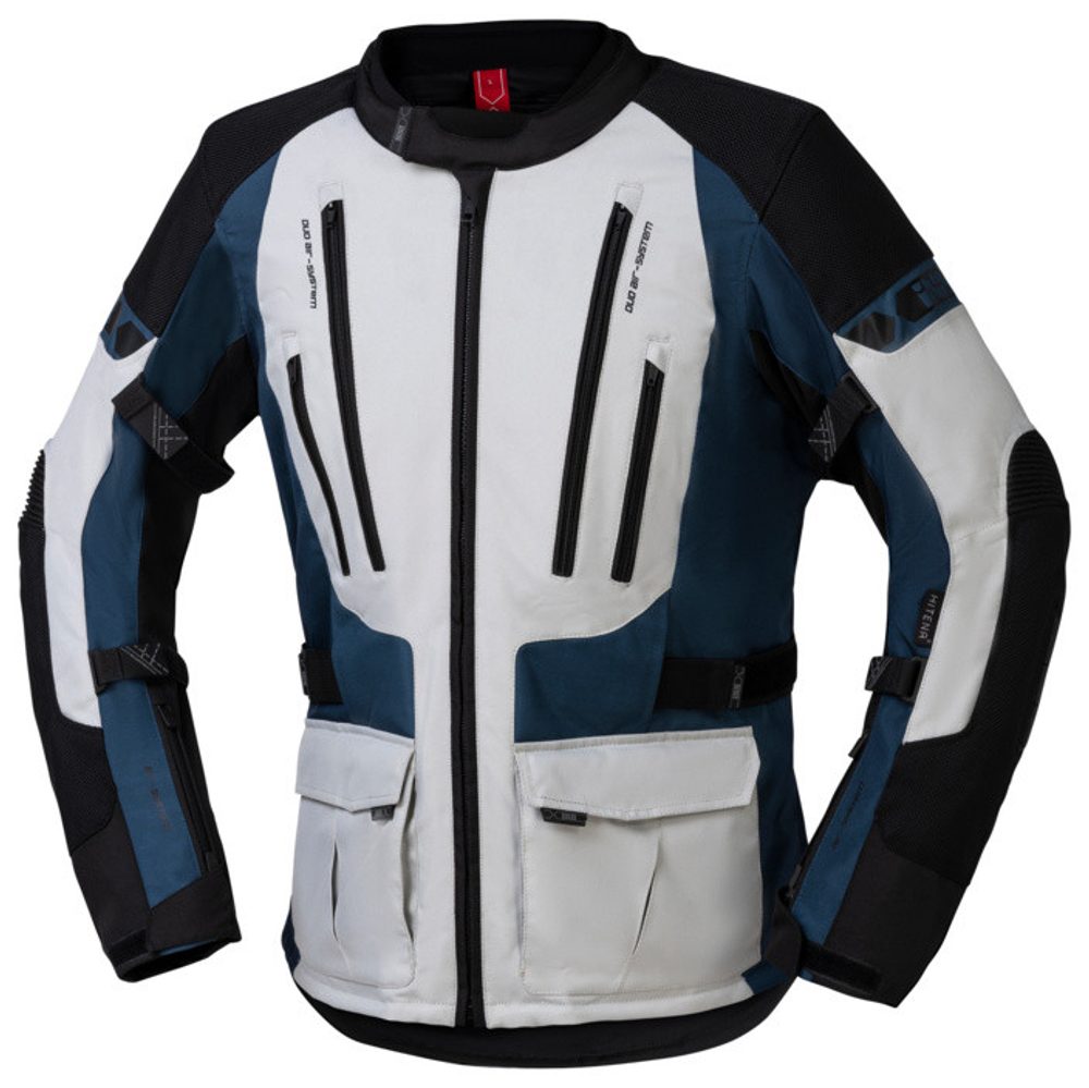 IXS Bunda iXS LENNIK-ST X55056 grey-blue-black - Bunda iXS LENNIK-ST X55056 grey-blue-black 4XL