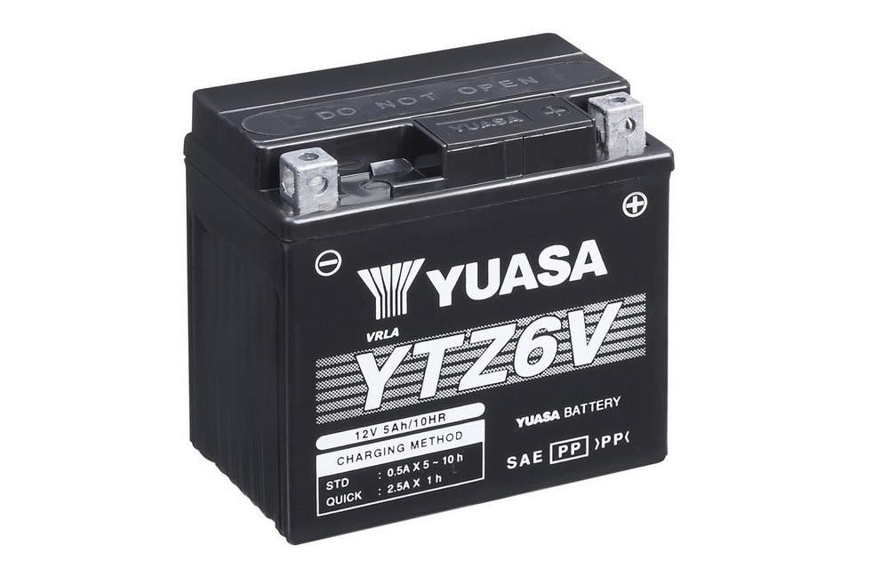 YUASA Bezúdržbová motocyklová baterie YUASA YTZ6V