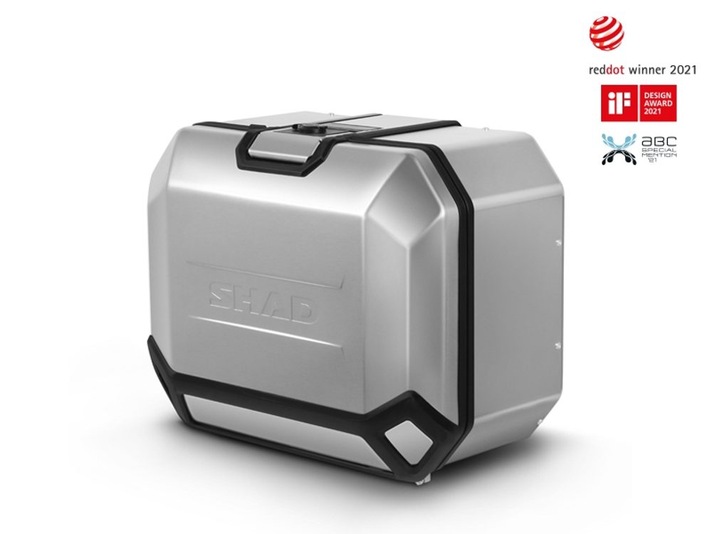 SHAD Kompletní sada hliníkových kufrů SHAD TERRA, 37L topcase 36L/47L boční kufry, včetně montážní sady a plotny SHAD HONDA CRF 1000 Africa Twin