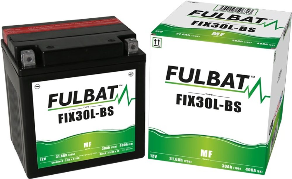 FULBAT Bezúdržbová motocyklová baterie FULBAT FIX30L-BS (YIX30L-BS)