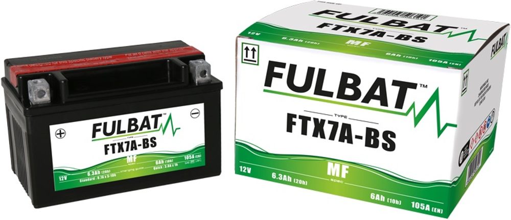 FULBAT Bezúdržbová motocyklová baterie FULBAT FTX7A-BS (YTX7A-BS)