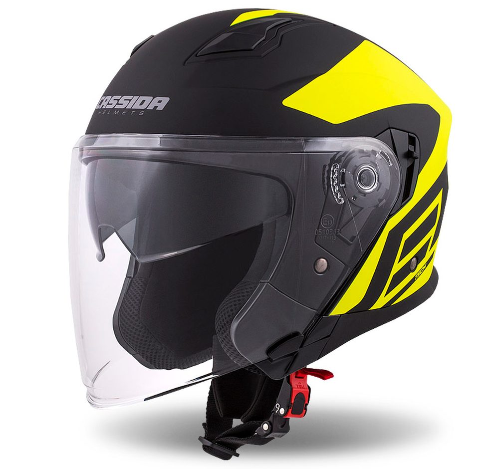 CASSIDA helma Jet Tech Corso - žlutá - XL