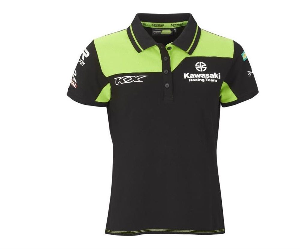 Kawasaki Dámské polo tričko Kawasaki MXGP 2022 - zelená - M