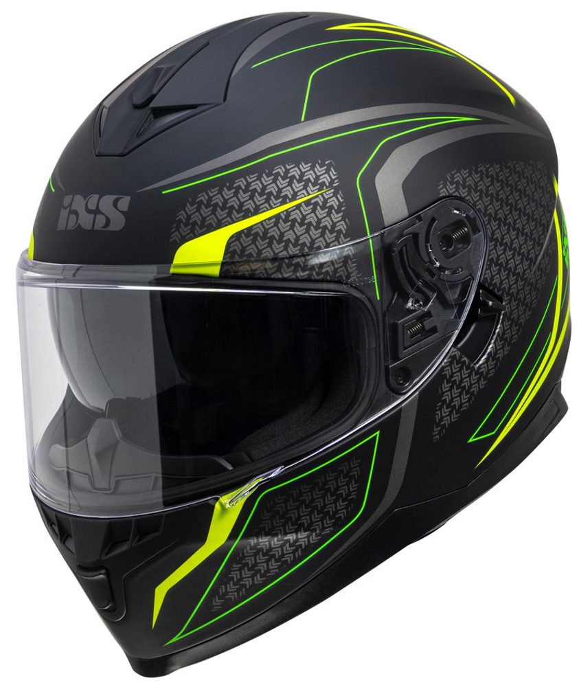 IXS Integrální helma iXS 1100 2.4 - matná černo-žlutá - XS