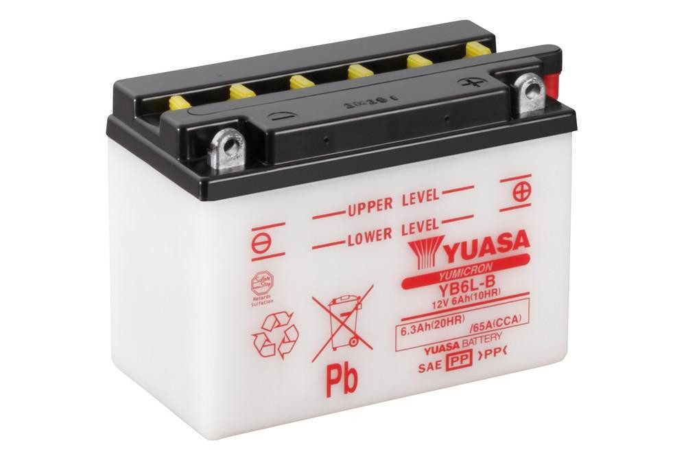 YUASA Yumicron akumulátor bez kyseliny YUASA YB6L-B