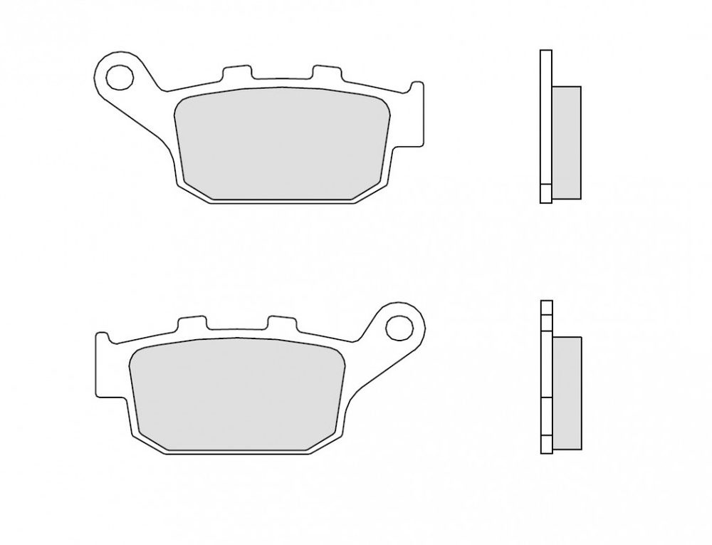 BREMBO Brzdové destičky BREMBO 07HO27SP