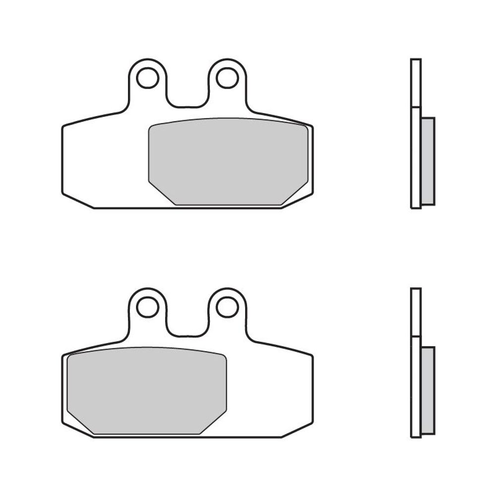 BREMBO Brzdové destičky BREMBO 07057XS