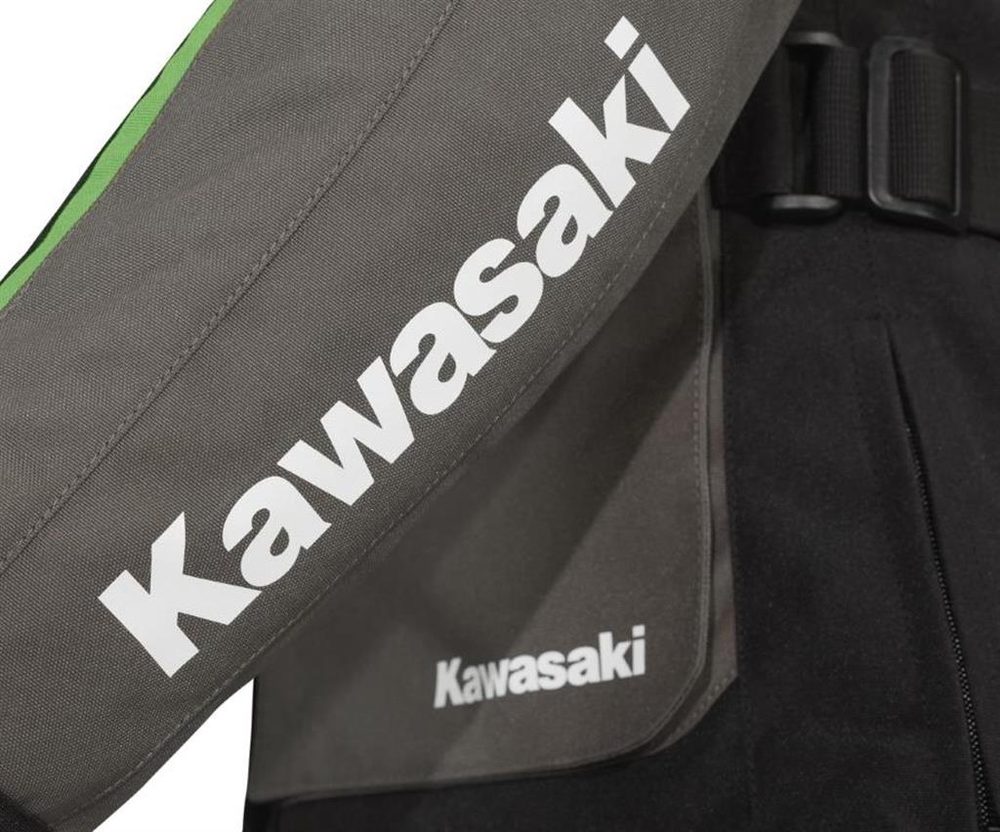 Kawasaki Dámská textilní bunda Kawasaki TRIER - černá - L