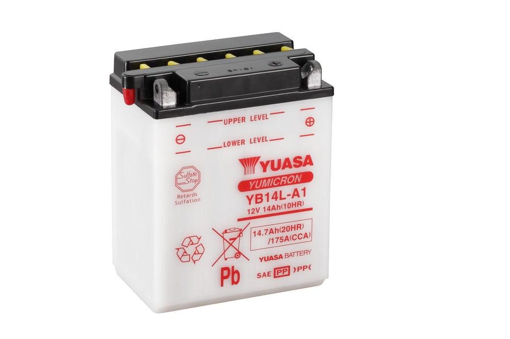 YUASA Yumicron akumulátor bez kyseliny YUASA YB14L-A1