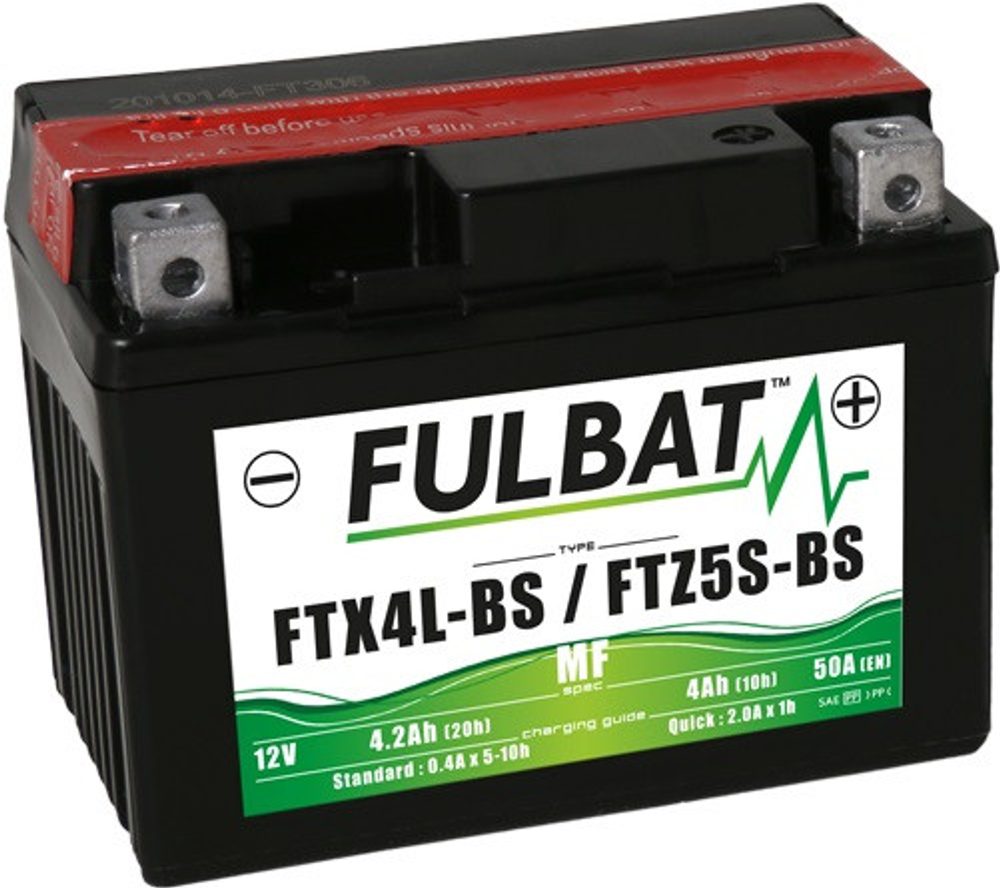 FULBAT Bezúdržbová motocyklová baterie FULBAT FTX4L-BS (YTX4L-BS)