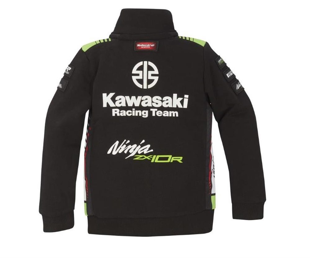 Kawasaki Dětská mikina Kawasaki Racing Team WSBK 2022 - černá - 140cm