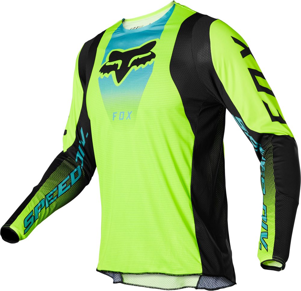 FOX Motokrosový dres FOX 360 Dier MX22 - fluo žlutá