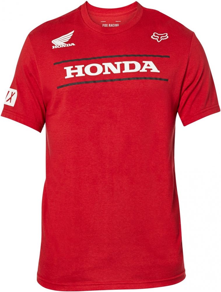  Tričko FOX - HONDA basic - červené