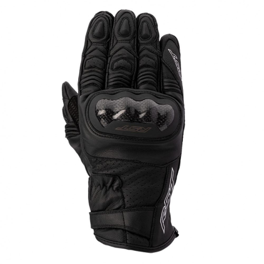 RST Pánské kožené, voděodolné rukavice RST SPORT MID WP CE / 3046  - černá