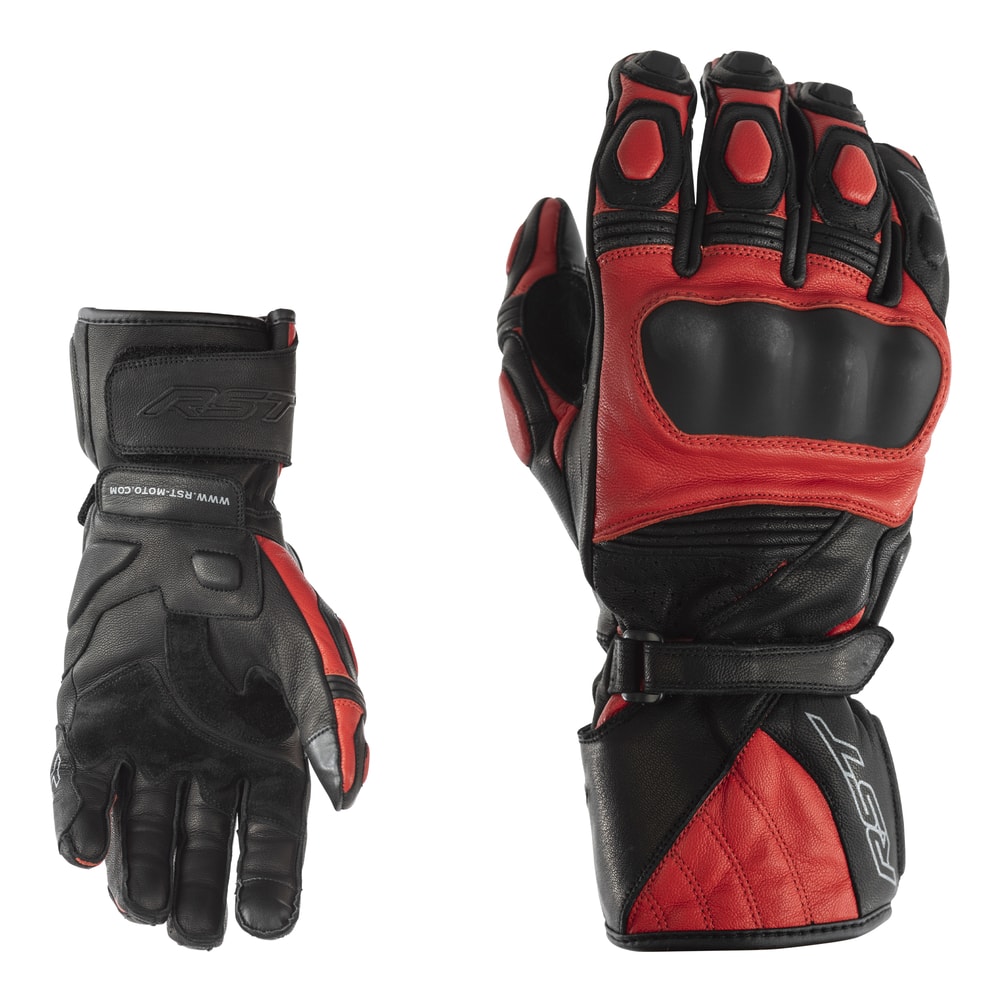 RST Kožené rukavice RST GT CE GLOVE / 2151 - červená - M