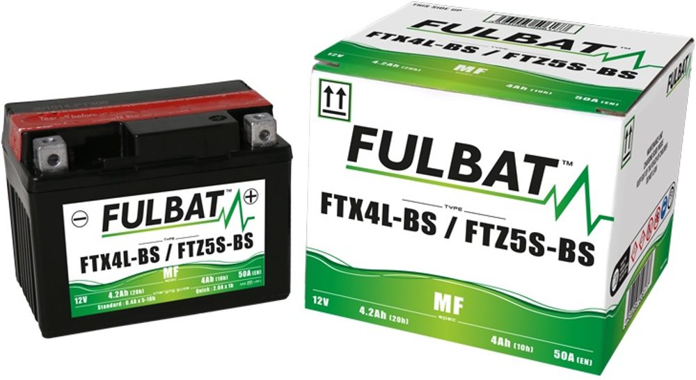 FULBAT Bezúdržbová motocyklová baterie FULBAT FTX4L-BS (YTX4L-BS)