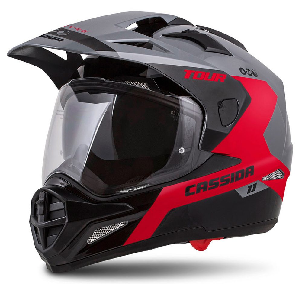 CASSIDA helma Tour 1.1 Spectre - červená - S
