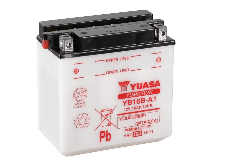 YUASA Yumicron akumulátor bez kyseliny YUASA YB16B-A1