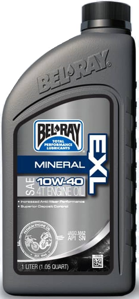 Bel-Ray Motorový olej Bel-Ray EXL MINERAL 4T 10W-40 1 l