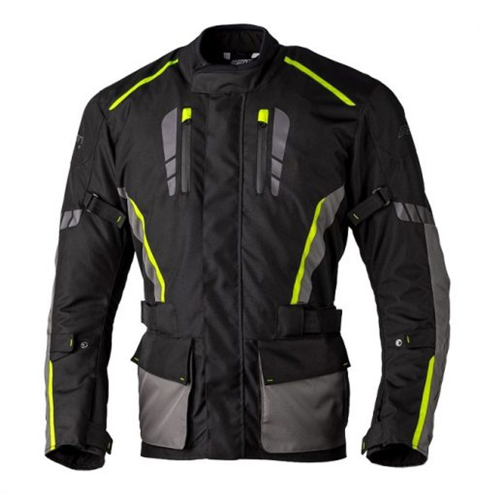 RST Pánská textilní bunda RST AXIOM PLUS CE s airbagem / JKT 2985 - ref.žlutá - XL