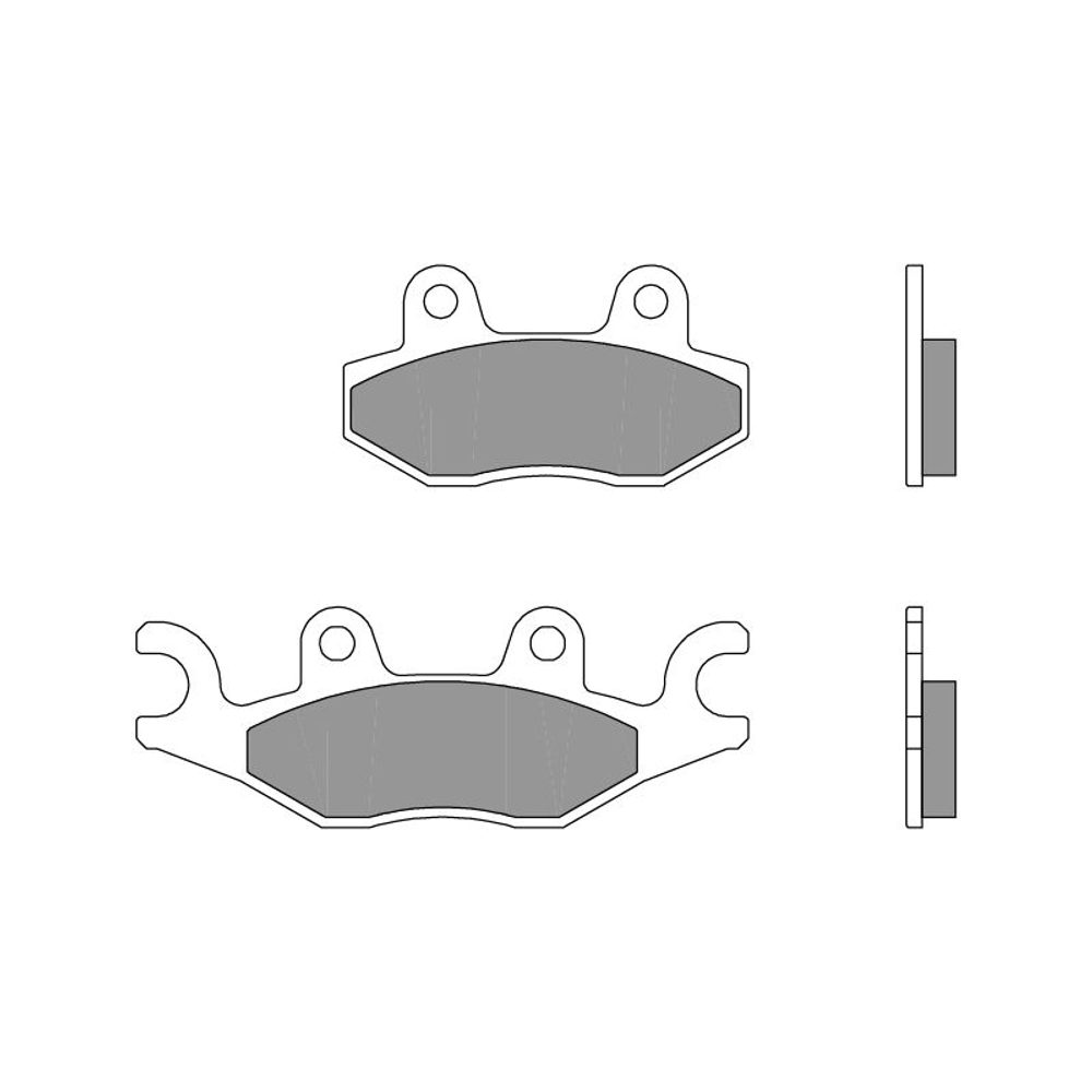 BREMBO Brzdové destičky BREMBO 07095 CC SCOOTER