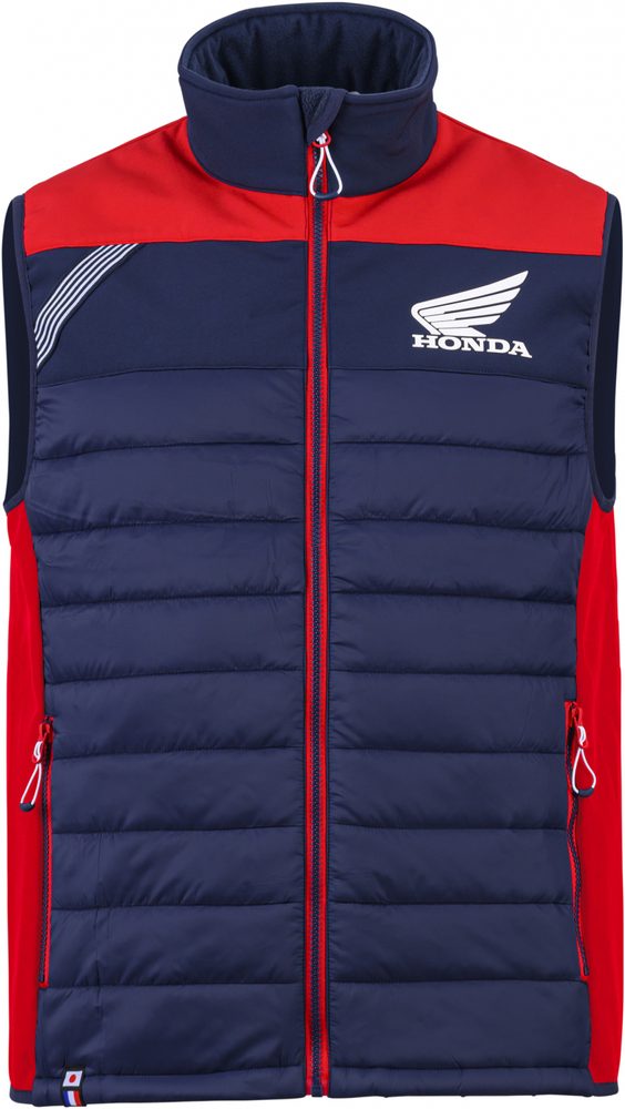 Honda Prošívaná vesta - modrá - 2XL