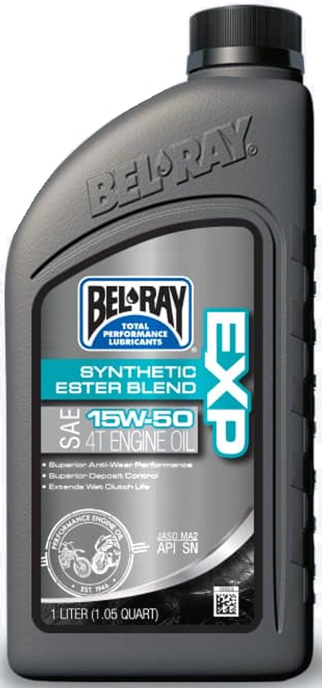 Bel-Ray Motorový olej Bel-Ray EXP SYNTHETIC ESTER BLEND 4T 15W-50 1 l