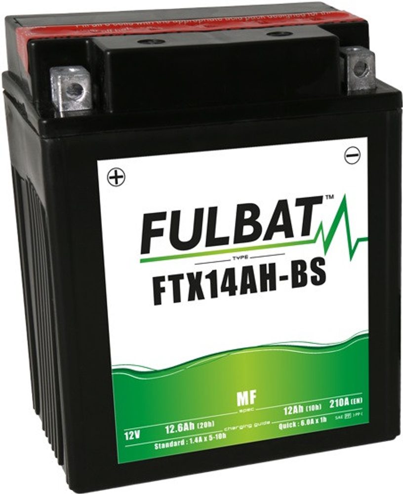 FULBAT Bezúdržbová motocyklová baterie FULBAT FTX14AH-BS (YTX14AH-BS)