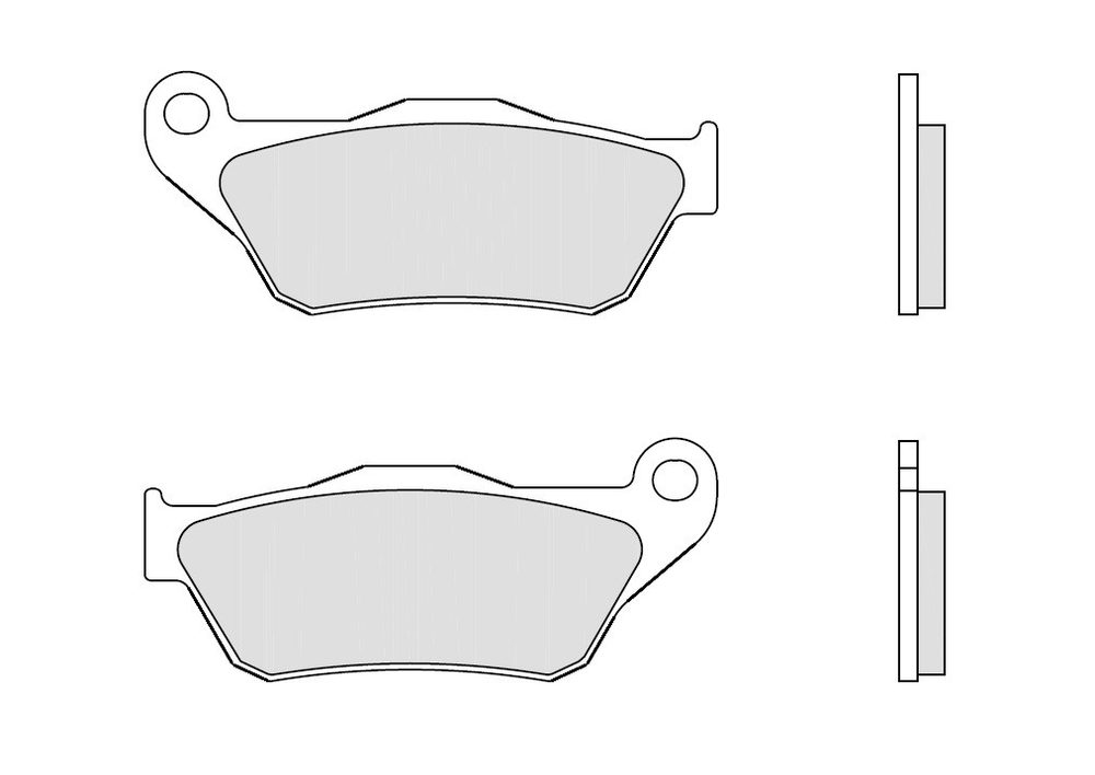 BREMBO Brzdové destičky BREMBO 07065 Brzdové destičky pro skútry CC