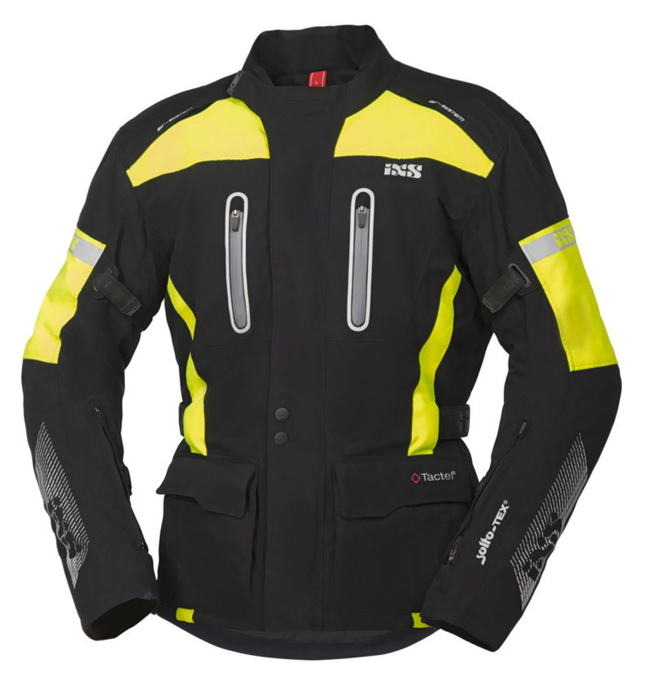 IXS Textilní bunda iXS PACORA-ST - neonově žlutá - XL
