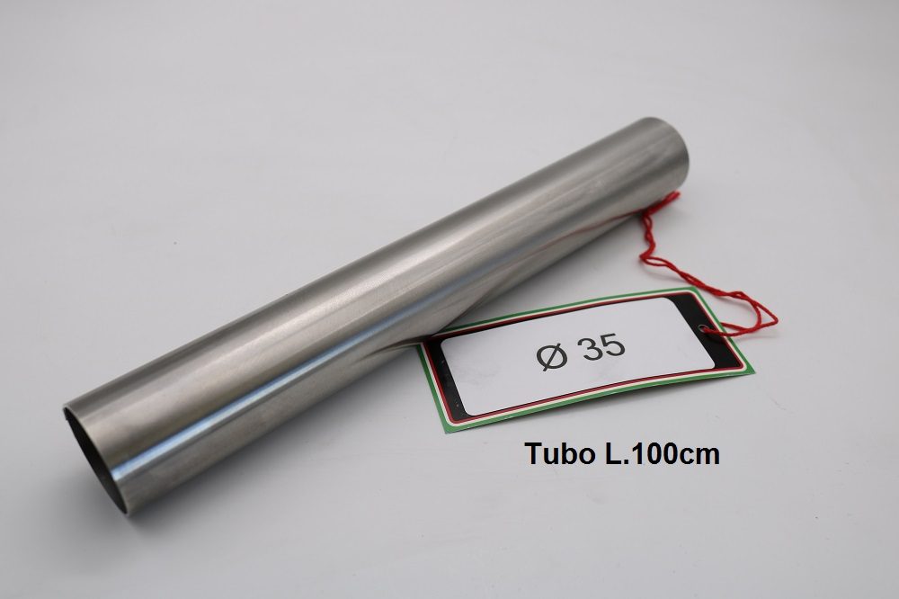 GPR Inox svod Aii 304 Tig GPR ES.201 Broušená nerezová ocel L.100cm D.35mm x 1mm