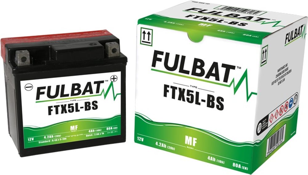 FULBAT Bezúdržbová motocyklová baterie FULBAT FTX5L-BS (YTX5L-BS)