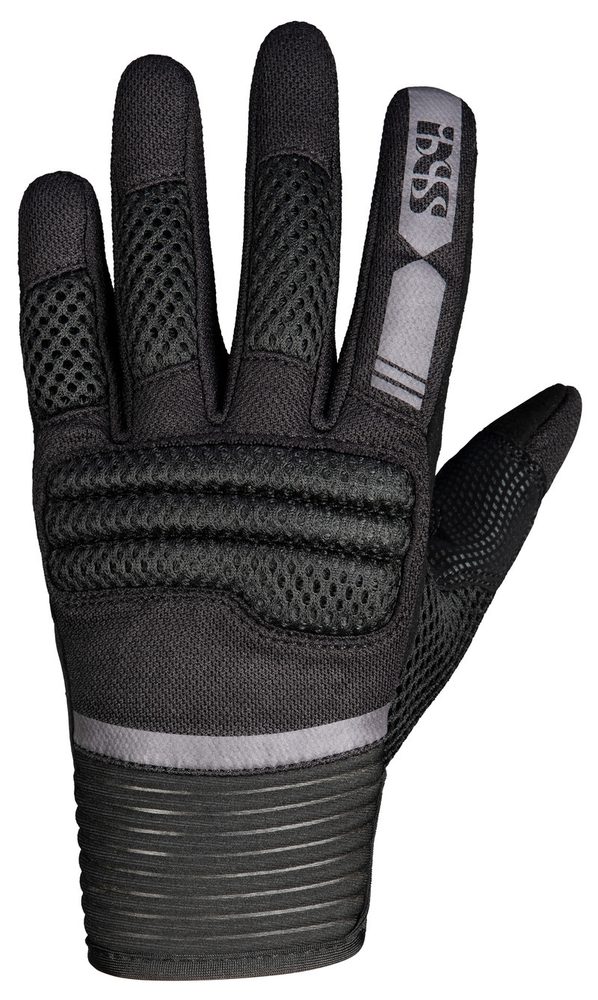 IXS Dámské textilní rukavice iXS URBAN SAMUR-AIR 2.0 černé - L