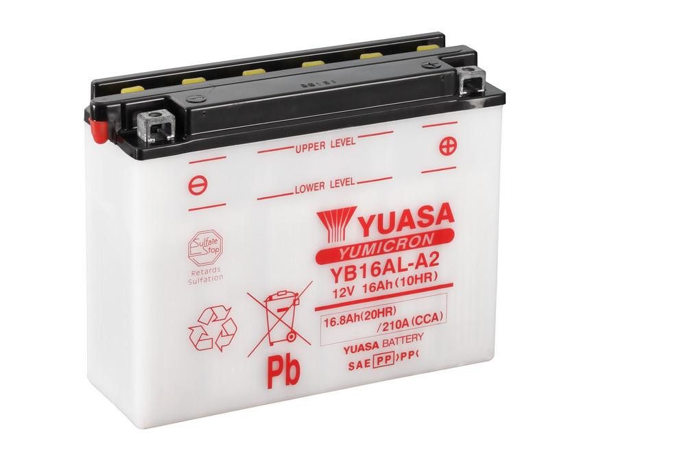 YUASA Yumicron akumulátor bez kyseliny YUASA YB16AL-A2