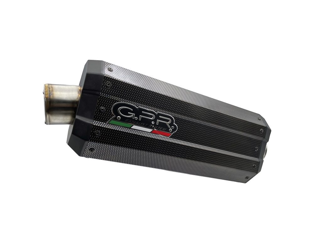 GPR Koncovka výfuku Slip-on GPR DUNE E4.BM.107.DNPO Broušená nerezová ocel zahrnuje spojovací svod a odnímatelný dB killer