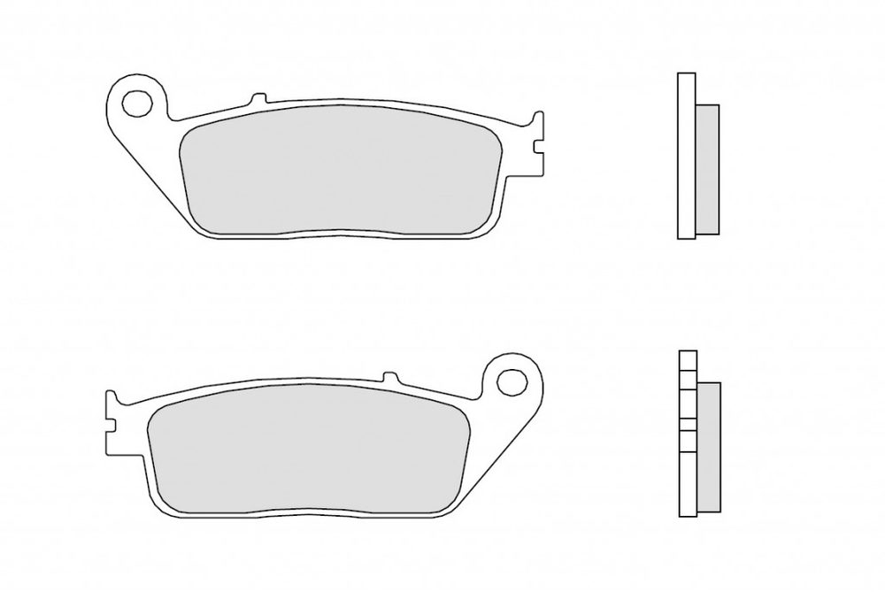 BREMBO Brzdové destičky BREMBO 07HO31SP