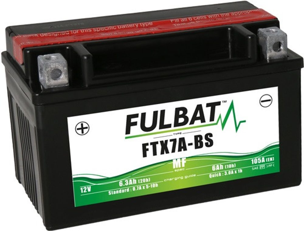 FULBAT Bezúdržbová motocyklová baterie FULBAT FTX7A-BS (YTX7A-BS)